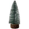 Vianočný stromček-na dreve zasnežený Vianočný stromček-na dreve 14cm zasnežený
