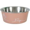Miska nerez pes LOVE DOG 400ml ružová Zolux