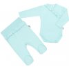 2-dielna dojčenská súprava New Baby Stripes ľadovo modrá, veľ. 80 (9-12m)