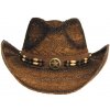 Fox Outdoor klobúk slamený Tennessee, hnedo čierny