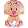 Godan Fóliový balón 24 Dievča Baby Girl ružová