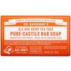 Dr Bronner's tuhé univerzálne bio mydlo All-One Tea Tree 140 g