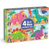 Mudpuppy Puzzle Dinosaury sada 4 v 1