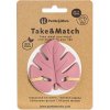 PETITEMARS PETITE&MARS Hryzačka silikónová TAKE&MATCH Dusty Rose 0m+