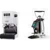 Gaggia New Classic E24, white + Rocket Espresso SPLUGA, chrome