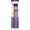 Swissdent Profi Colours zubné kefky soft - medium black, red, blue 3 ks