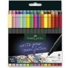 Popisovač Grip Finepen, 0.4 mm, plastové púzdro 30 ks Faber-Castell 151630