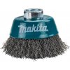 MAKITA D-24072 Kefa hrnčeková D 60 mm / M 14 - oceľový vlnitý drôt 0.3 mm - MAKITA D-24072