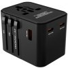 Prio Univerzálny cestovný adaptér pre Spojené kráľovstvo / USA / EÙ / Čína, 2 x výstup USB-C a 1 x výstup USB-A