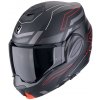 Moto přilba SCORPION EXO-TECH EVO CONQUER matná černo/červená - Velikost L