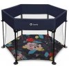 Lionelo detská ohrádka Roel Blue navy
