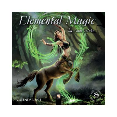 Anne Stokes Elemental Magic Mini Wall Art 2024