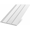 BRYZA strešný podhľad, perforovaný plast, dĺžka 3M, šírka 305 mm, biela RAL 9010