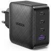Nabíjačka do siete UGREEN USB, 3x USB-C PD, 65W, GaN (70774) čierna