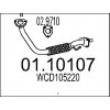 MTS Výfuková trubka 01.10107