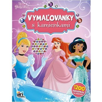 Omalovánky s kamínky Disney Princezny