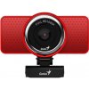 Genius ECam 8000 červená / Web kamera / 1920x1080 / USB 2.0 / mikrofón (32200001401)
