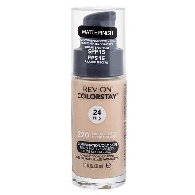 Revlon Colorstay Combination Oily Skin SPF15 make-up pro smíšenou až mastnou pleť 30 ml odstín 220 Natural Beige