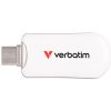 Verbatim USB flash disk, USB C, 256GB, Plectra, biely, 30230, USB C
