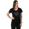 Northfinder Dámske turistické tričko z organic cotton – GUADALUPE darkgrey L TR-6051OR