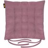 Eurofirany Podsedák ADORE - velúrový svetlo fialový Polyester 40x40 cm