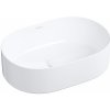 Omnires Mesa umývadlo 46x31 cm oválne na dosku biele MESA460BP