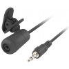 Mikrofón Natec Bee, držiak na klip, 3,5 mm jack, 1,8 m NMI-1351