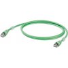Weidmüller 1251590015 RJ45 sieťové káble, prepojovacie káble CAT 6A S/FTP 1.50 m zelená UL certifikácia 1 ks; 1251590015