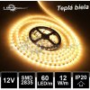 LEDprodukt 5m LED pásik 60LED/m SMD2835 12W/m teplá biela IP20 12V