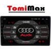 TomiMax AUDI A4 Android 14 autorádio s WIFI, GPS, USB, BT HW výbava: 8 Core 6GB+128GB HIGH