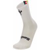 SANTINI Cyklistické ponožky klasické - TDF COMBO - biela M-L