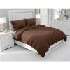 Bavlnené obliečky SUZY Tmavo hnedé (1x perina 140 x 200 cm + 1x vankúš 70 x 90 cm) 2041084-PVNM-140x200