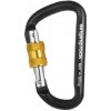 karabínka SINGING ROCK Mini D Screw + black