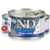 N&D Dog Ocean konzerva Adult Mini Herring & Shrimps 140 g