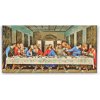 Vymalujsisam.sk Diamantovanie podľa čísiel Leonardo da Vinci Posledná večera 40 x 80 cm bez rámu iba zrolované plátno diamanty okrúhle