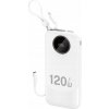 POWERBANK 10000 mAh 22,5W POWER BANK S KÁBLAMI USB-C / LIGHTNING QC PD BIELA
