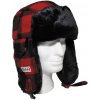 Ušianky s kožušinou, červeno-čierna - XL (FOX OUTDOOR)