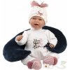 Llorens 74050 NEW BORN - realistická bábika so zvukmi a mäkkým látkovým telom 42 cm