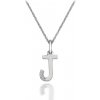 Hot Diamonds Strieborný prívesok Micro J Clasic DP410