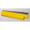 Nábehová lišta pre podlahové dlaždice Ecotile PVC – žltá, 500×80×7 mm