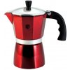 Kávovar na espresso pre 9 osôb Berlingerhaus Metallic Line Burgundy BH-1980