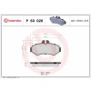 Sada brzdových platničiek kotúčovej brzdy BREMBO P 50 020