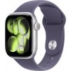 Apple Watch Series 11 GPS 42mm Silver Aluminium Case with Purple Fog Sport Band - S/M, MEU64WF/A