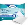 Tena Wet Wash Gloves vlhčené rukavice na umývanie, neparfumované, 8 ks
