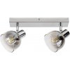 Rabalux 3249 prisadené bodové svietidlo Tarien 2x40W | E14 - chróm, dymová