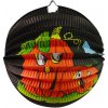 Rappa Lampion čierny Halloween tekvica 25 cm