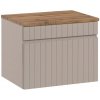 ArtCom Kúpeľňová skrinka s doskou ICONIC Cashmere D60/1 | 60 cm