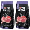 PAN MIĘSKO Teľacie mäso s jahňacím mäsom M 2x9 kg (pre seniorov)