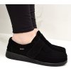 Dámske kožené čierne poltopánky MARINA 36-42