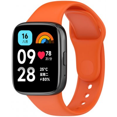Silikónový remienok pre Xiaomi Redmi Watch 3 Active Farba: oranžová